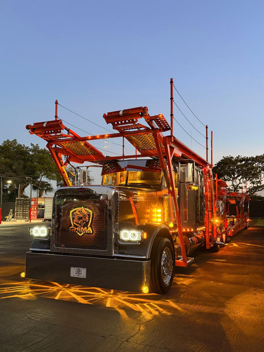 2020 Peterbilt 389 w/a 2021 Cottrell LSFA 80”