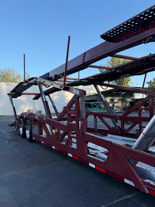 2019 Peterbilt 389 w/a 2019 Cottrell CX-09 LSFA 80 Footer