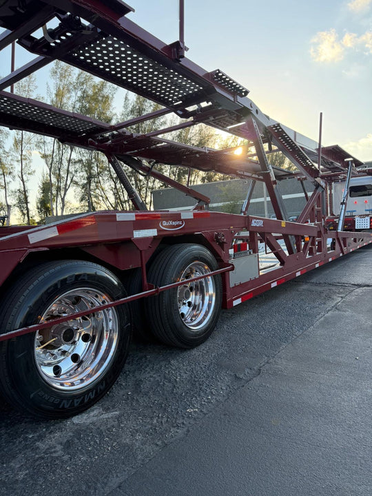 2019 Peterbilt 389 w/a 2019 Cottrell CX-09 LSFA 80 Footer