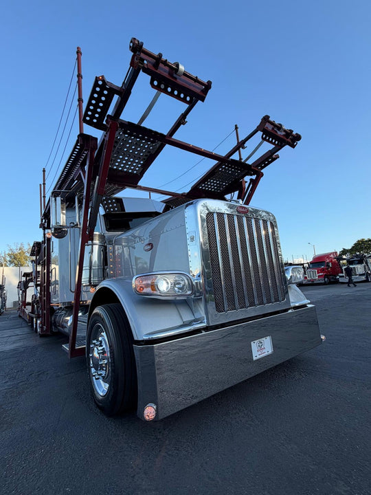 2019 Peterbilt 389 w/a 2019 Cottrell CX-09 LSFA 80 Footer