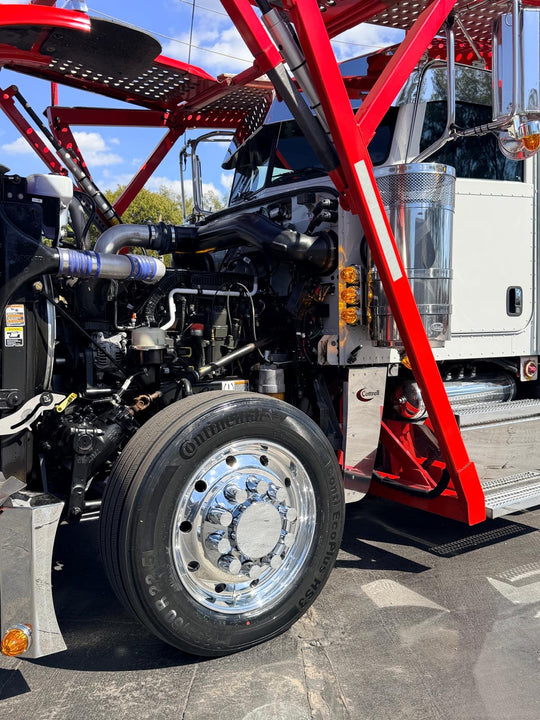 2020 Peterbilt 389 w/a 2021 Cottrell LSFA 80’