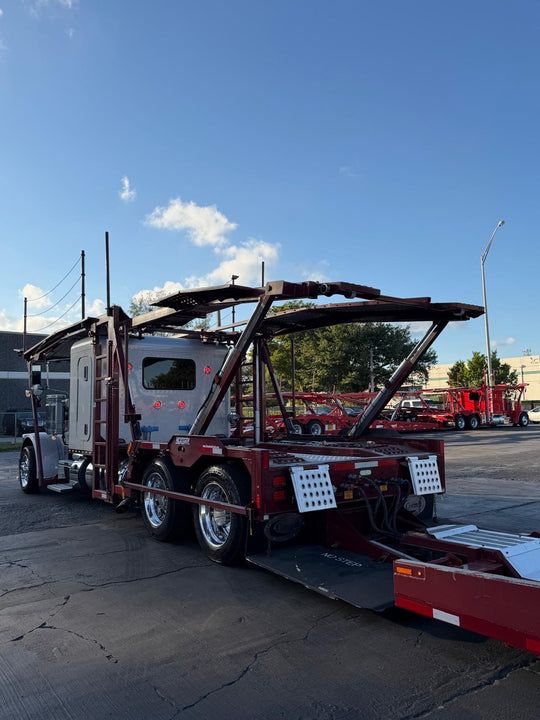 2019 Peterbilt 389 w/a 2019 Cottrell CX-09 LSFA 80 Footer