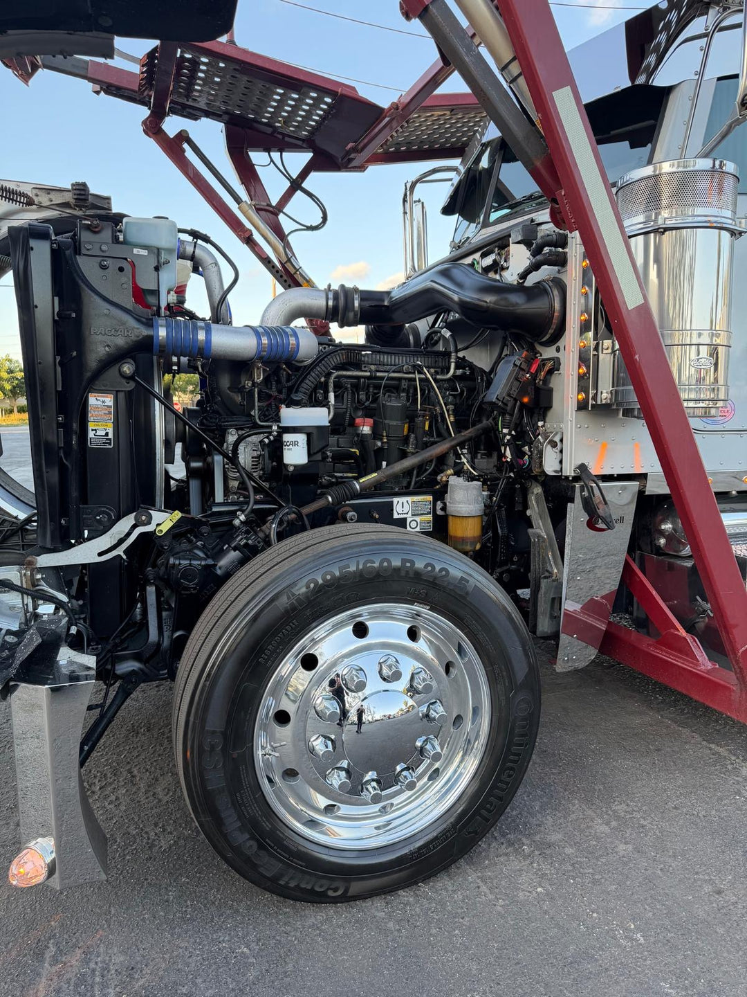 2019 Peterbilt 389 w/a 2019 Cottrell CX-09 LSFA 80 Footer