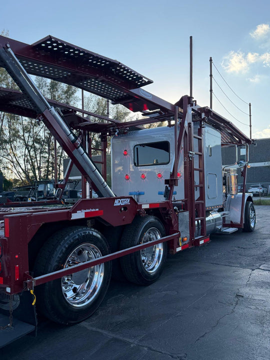 2019 Peterbilt 389 w/a 2019 Cottrell CX-09 LSFA 80 Footer