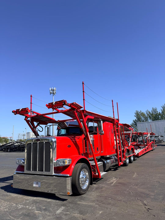 2022 Peterbilt 389 w/a 2020 Cottrell LSFA 80’