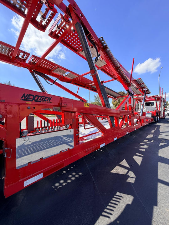 2020 Peterbilt 389 w/a 2021 Cottrell LSFA 80’