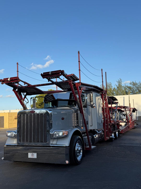 2019 Peterbilt 389 w/a 2019 Cottrell CX-09 LSFA 80 Footer