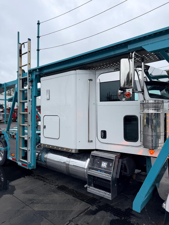 2019 Peterbilt 389 w/a 2019 Cottrell CX-09 LSFA 80 Footer