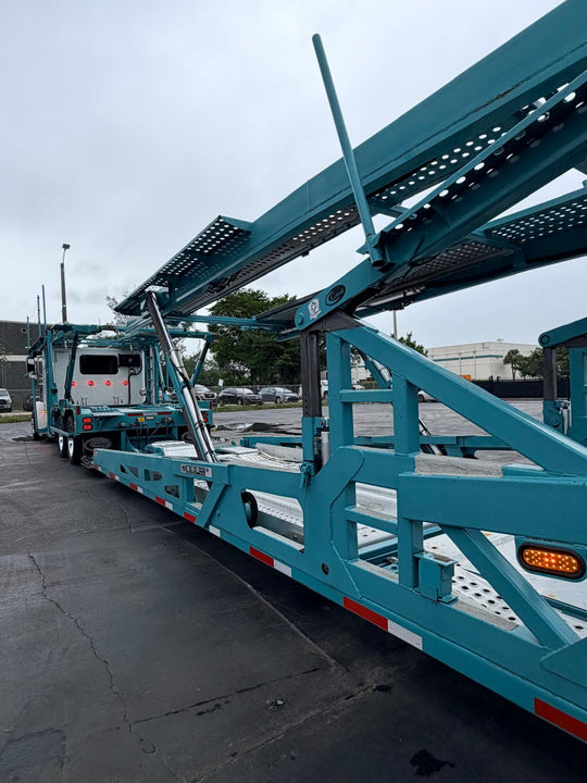 2019 Peterbilt 389 w/a 2019 Cottrell CX-09 LSFA 80 Footer
