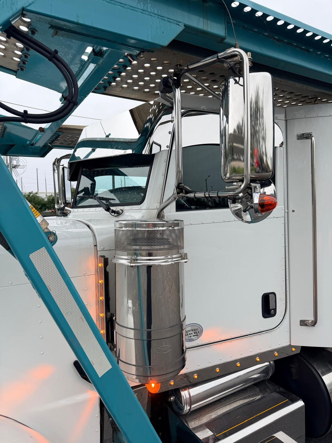 2019 Peterbilt 389 w/a 2019 Cottrell CX-09 LSFA 80 Footer