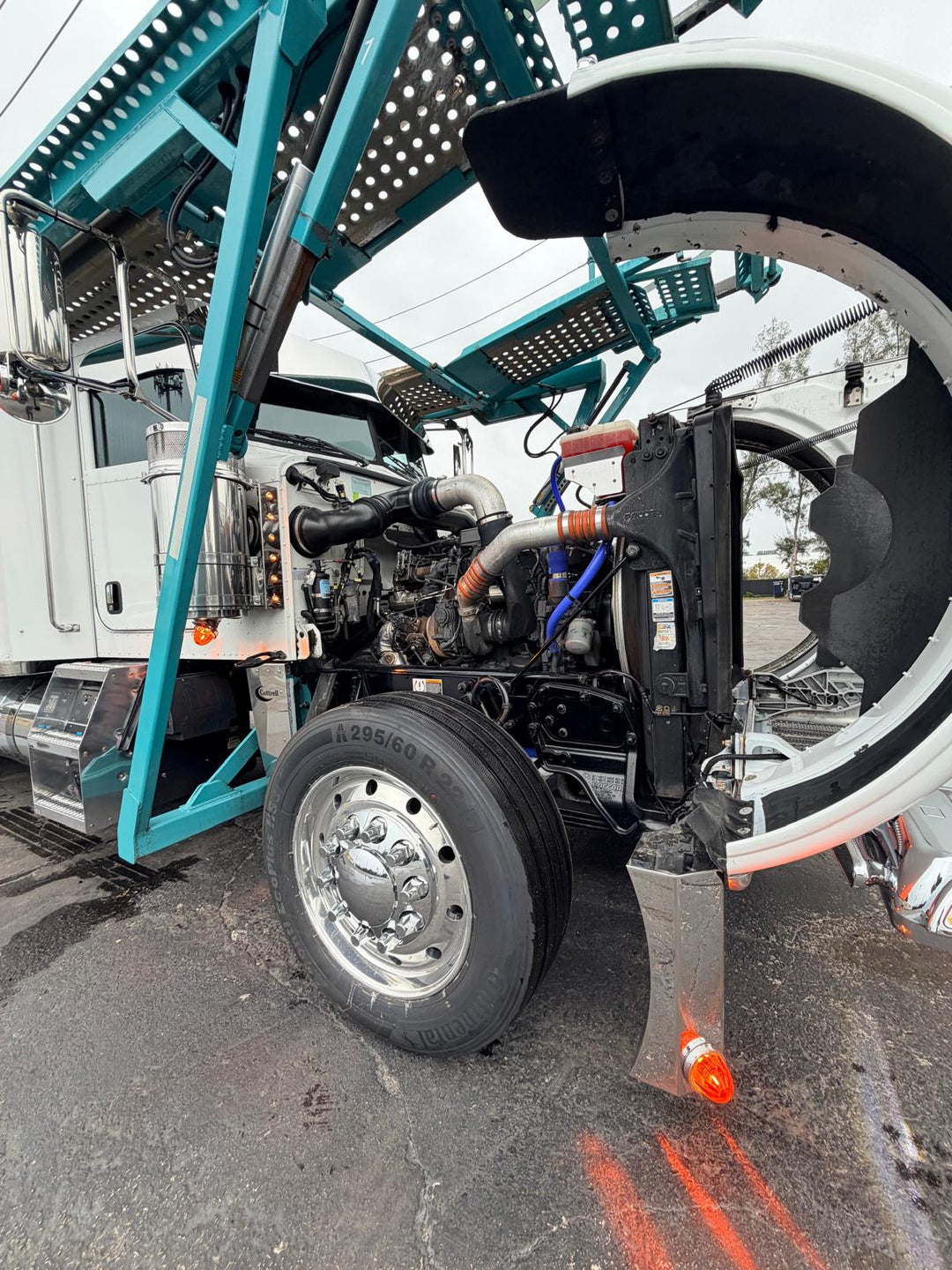 2019 Peterbilt 389 w/a 2019 Cottrell CX-09 LSFA 80 Footer